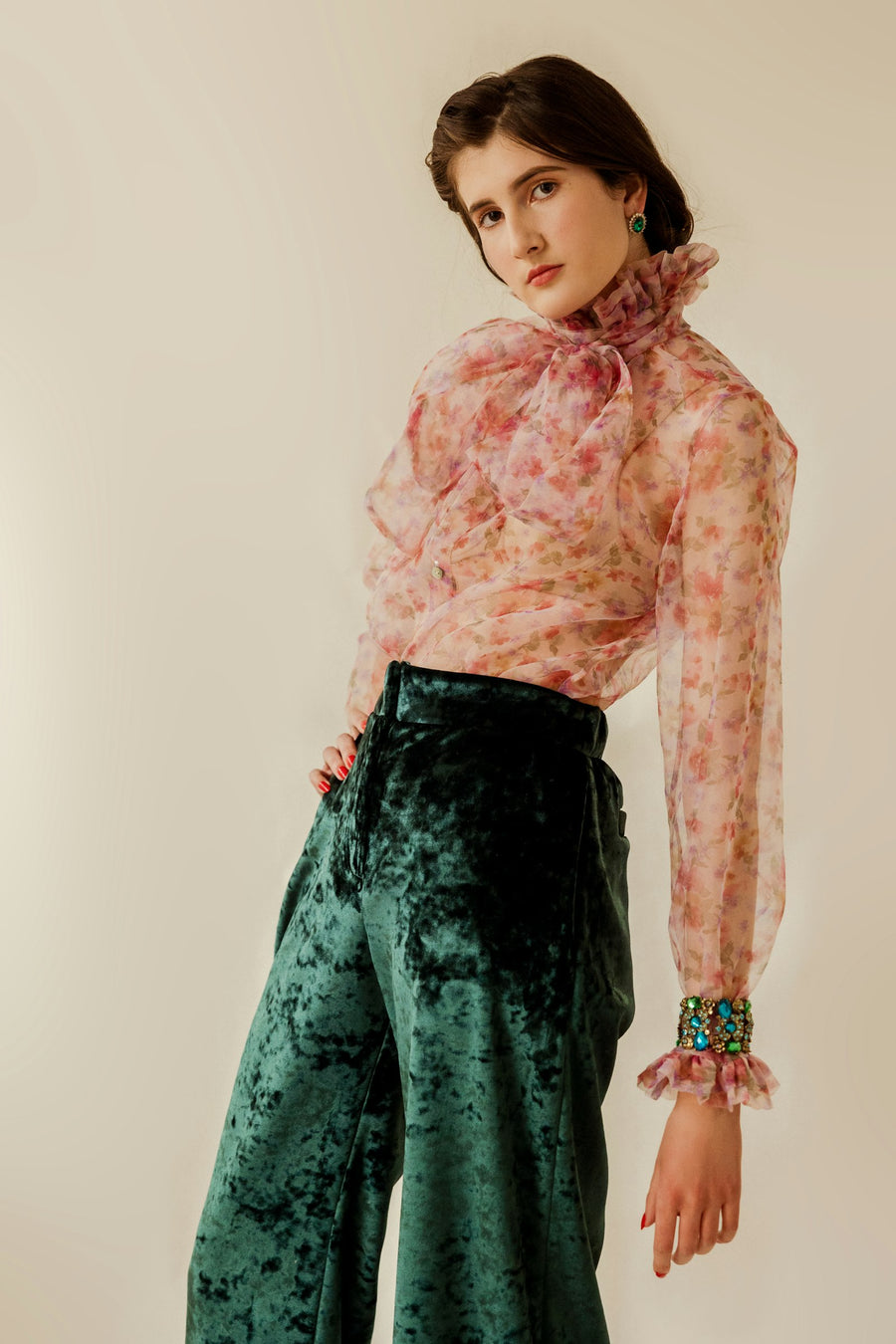 Sage Ribbed Knit Top