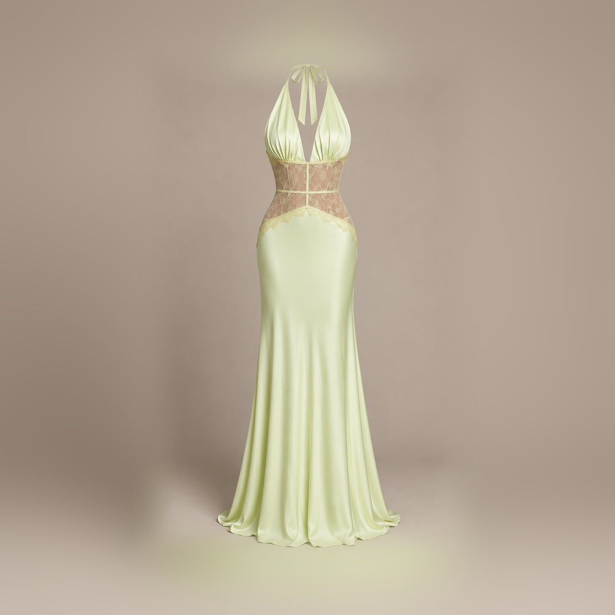 Soft Lime Getaway Dress — centered product-only view