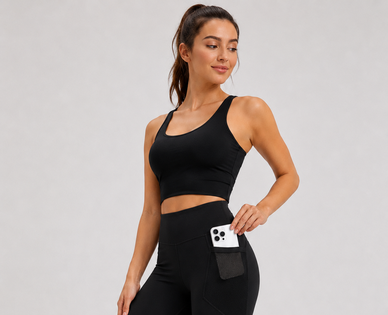 Pocket Gym Top — outfit 1 — top sold separately