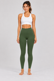 Capri Gym Set in Green — front view
