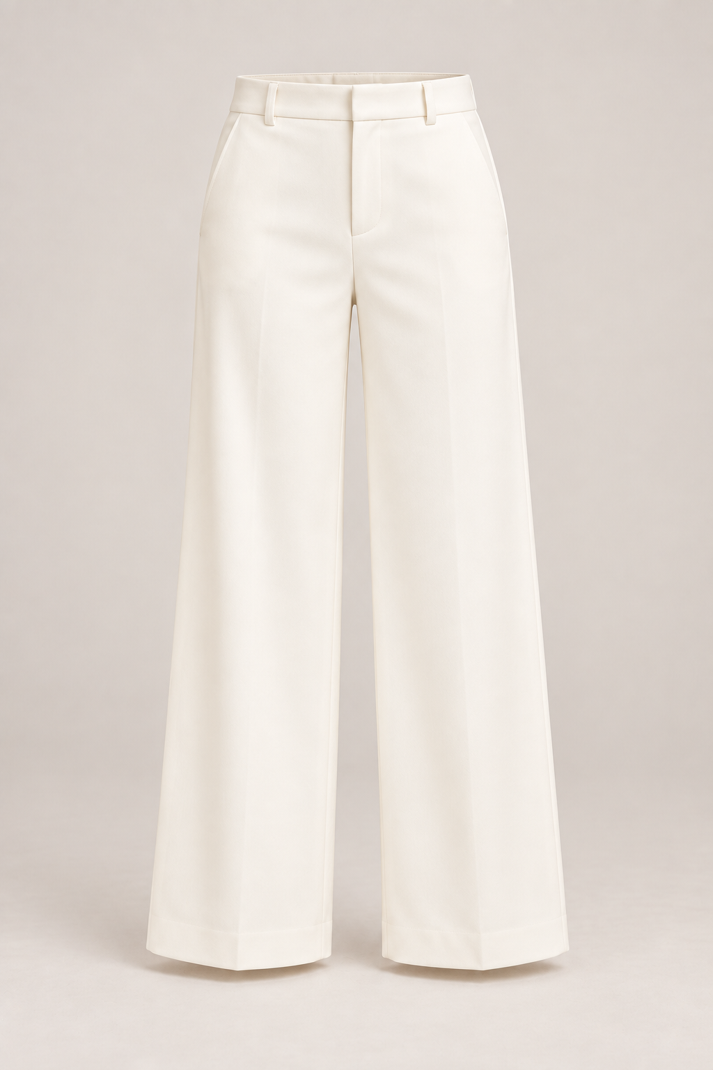 Cropped Straight-Leg Trousers — product only