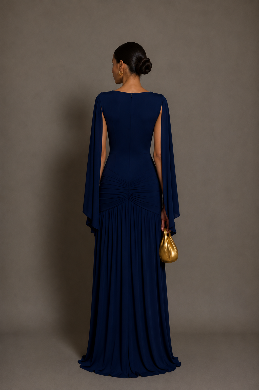 Blue Velvet Dress