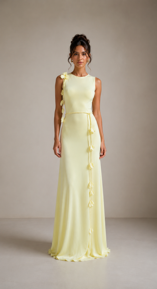 Vanilla Cream Party Dress