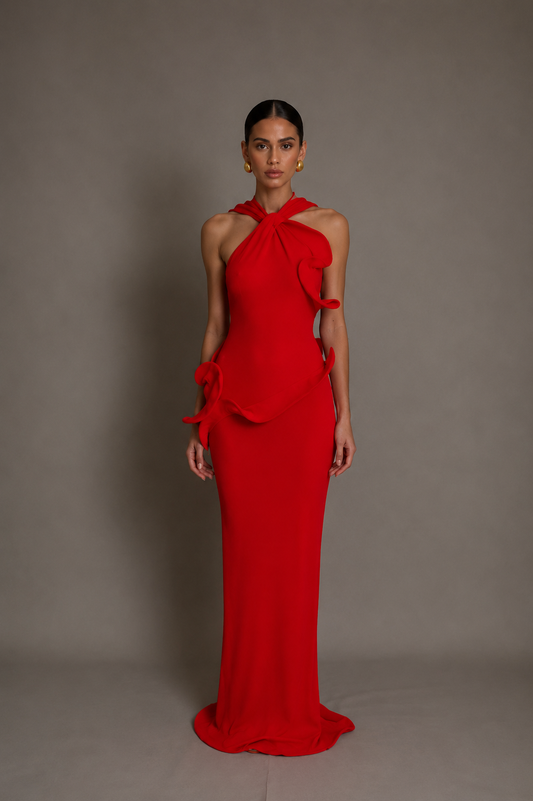 Red Statement Dress