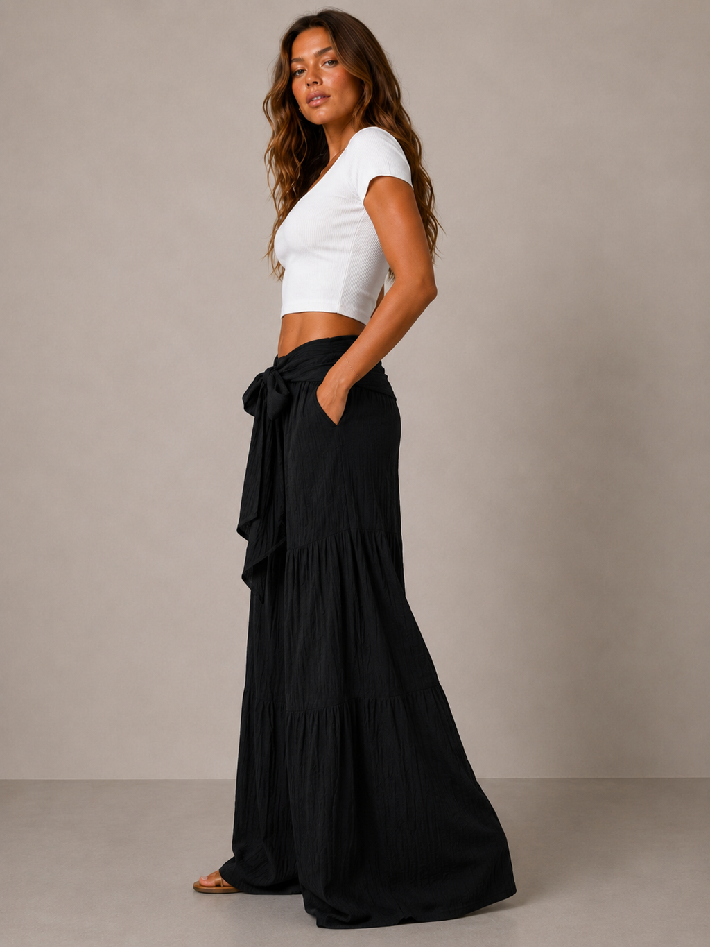 Wide-Leg Trousers
