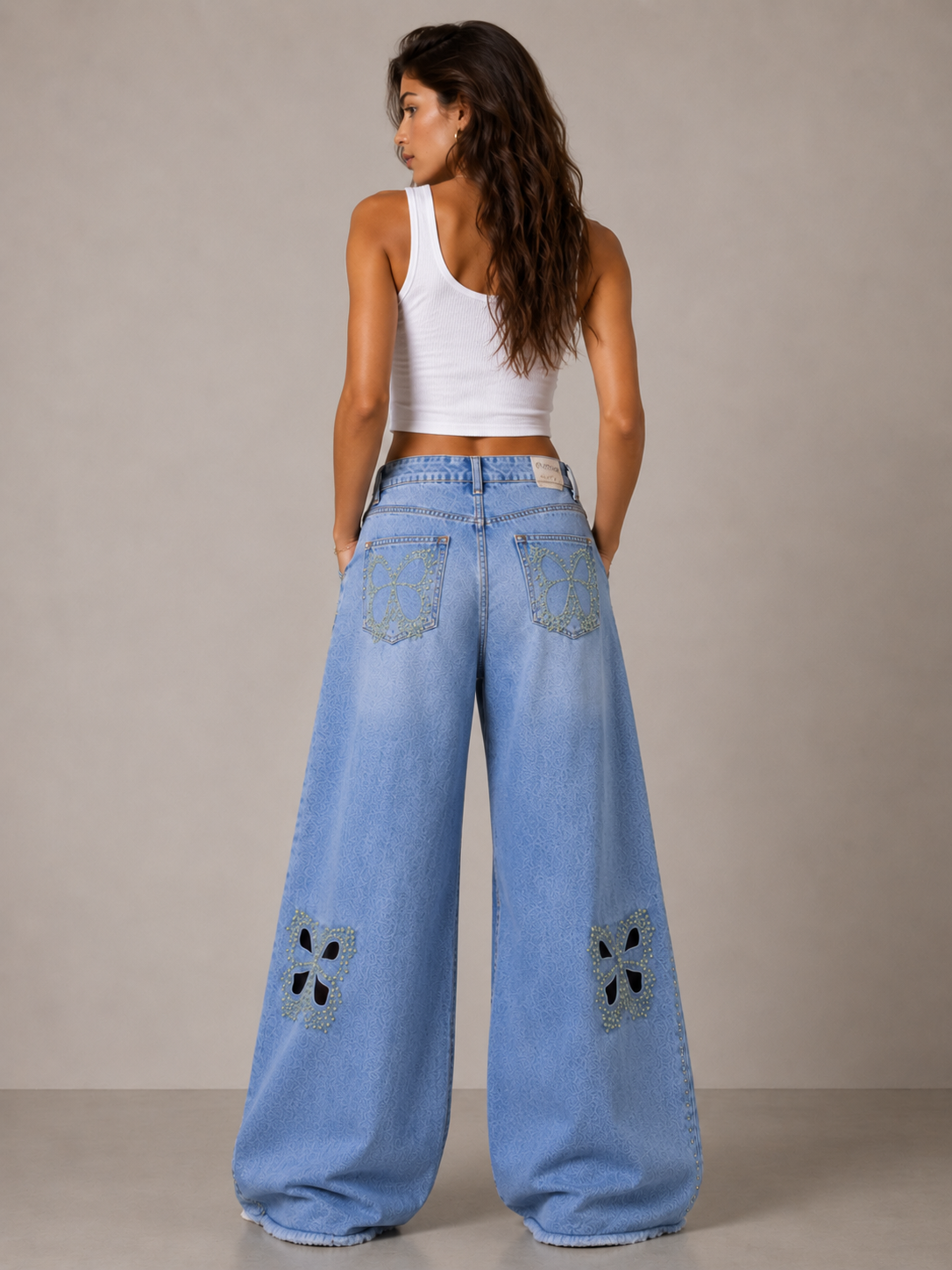 Blue Boyfriend Jeans