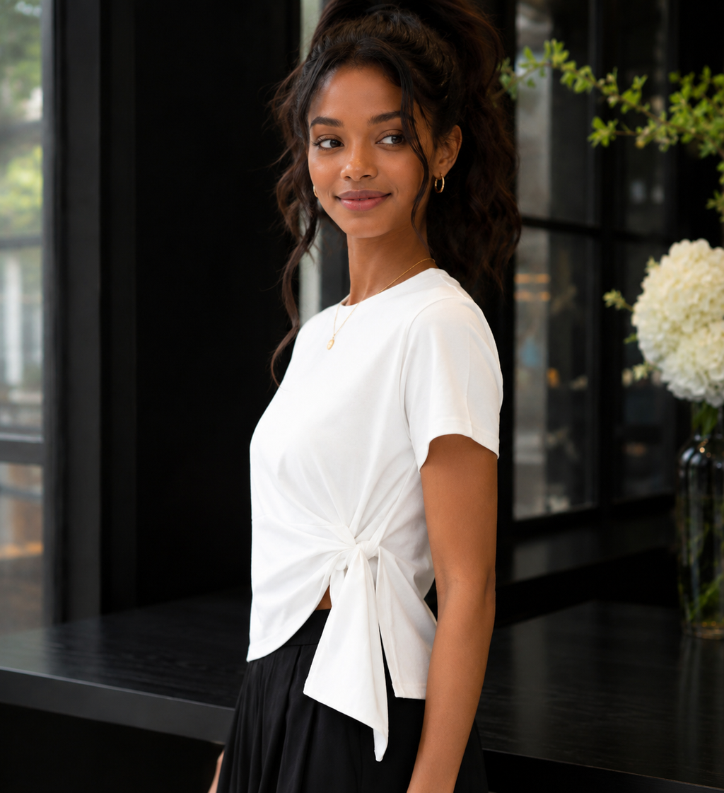 Strappy Waist-Tie Top
