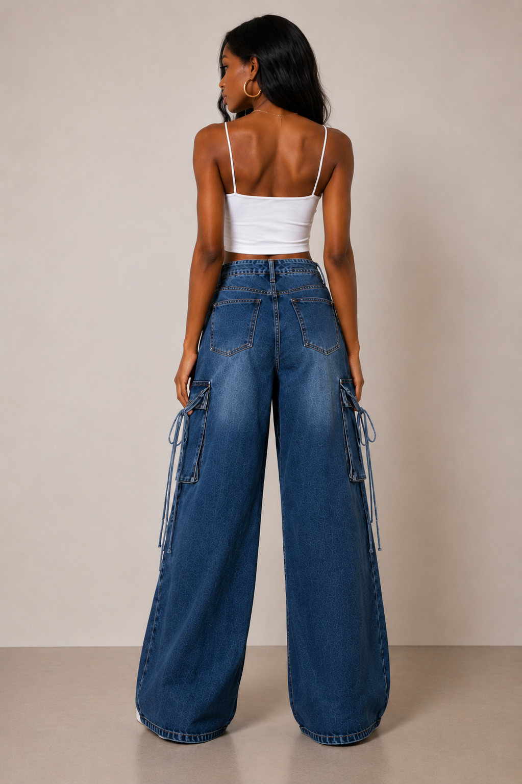 Blue Cargo Jeans