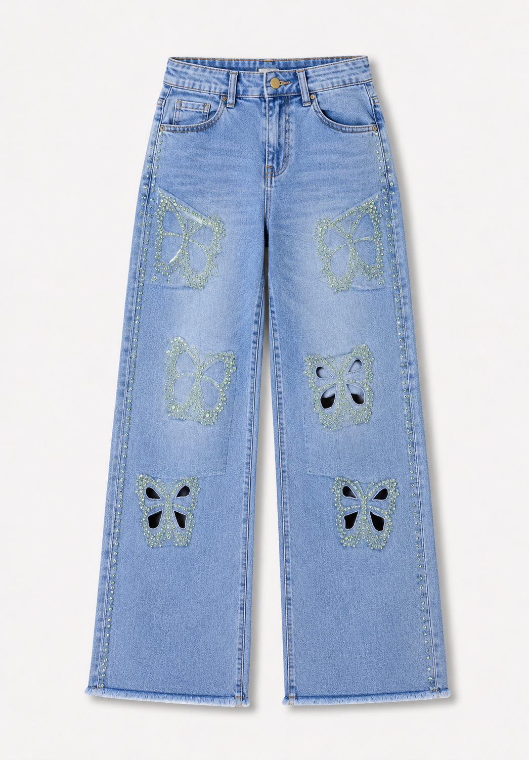 Blue Boyfriend Jeans