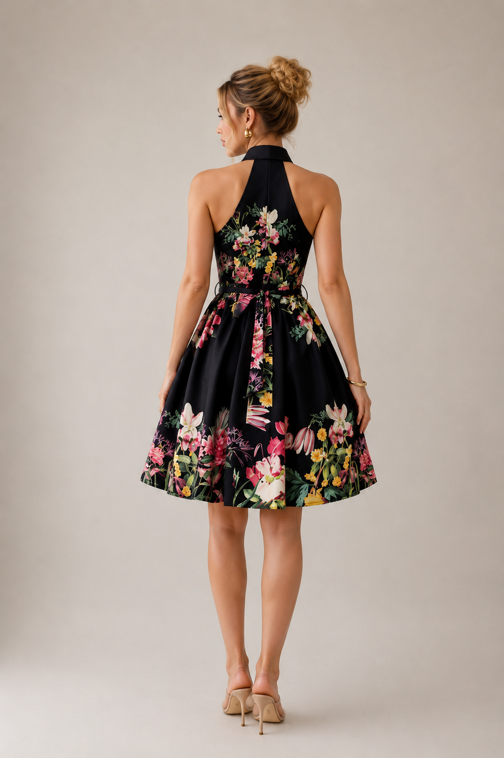 Camouflage Halter Dress