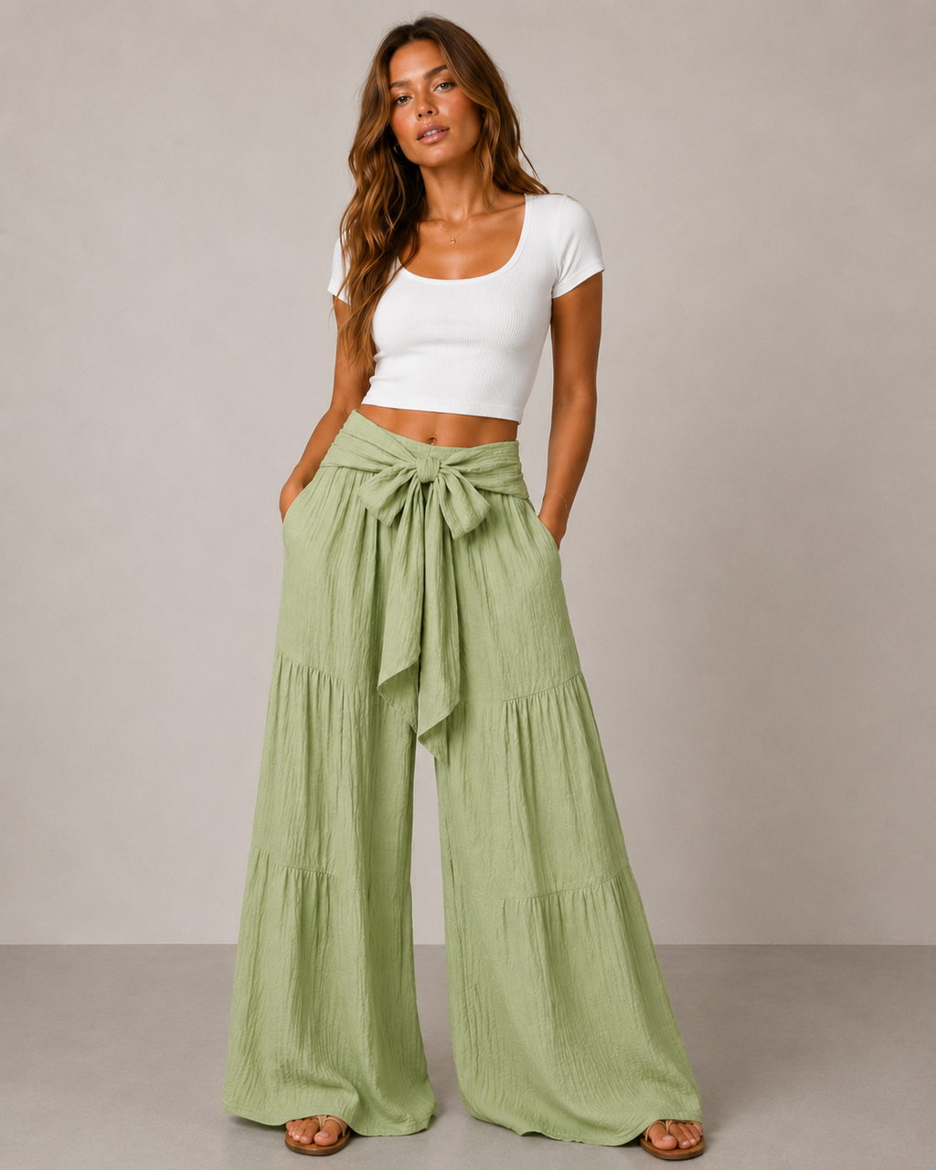 Wide-Leg Trousers