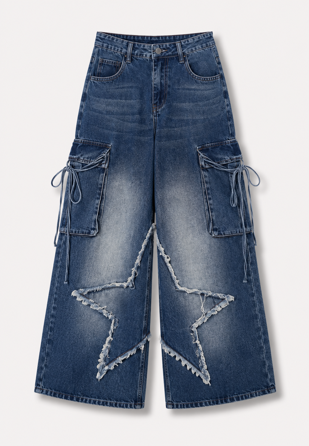 Blue Cargo Jeans
