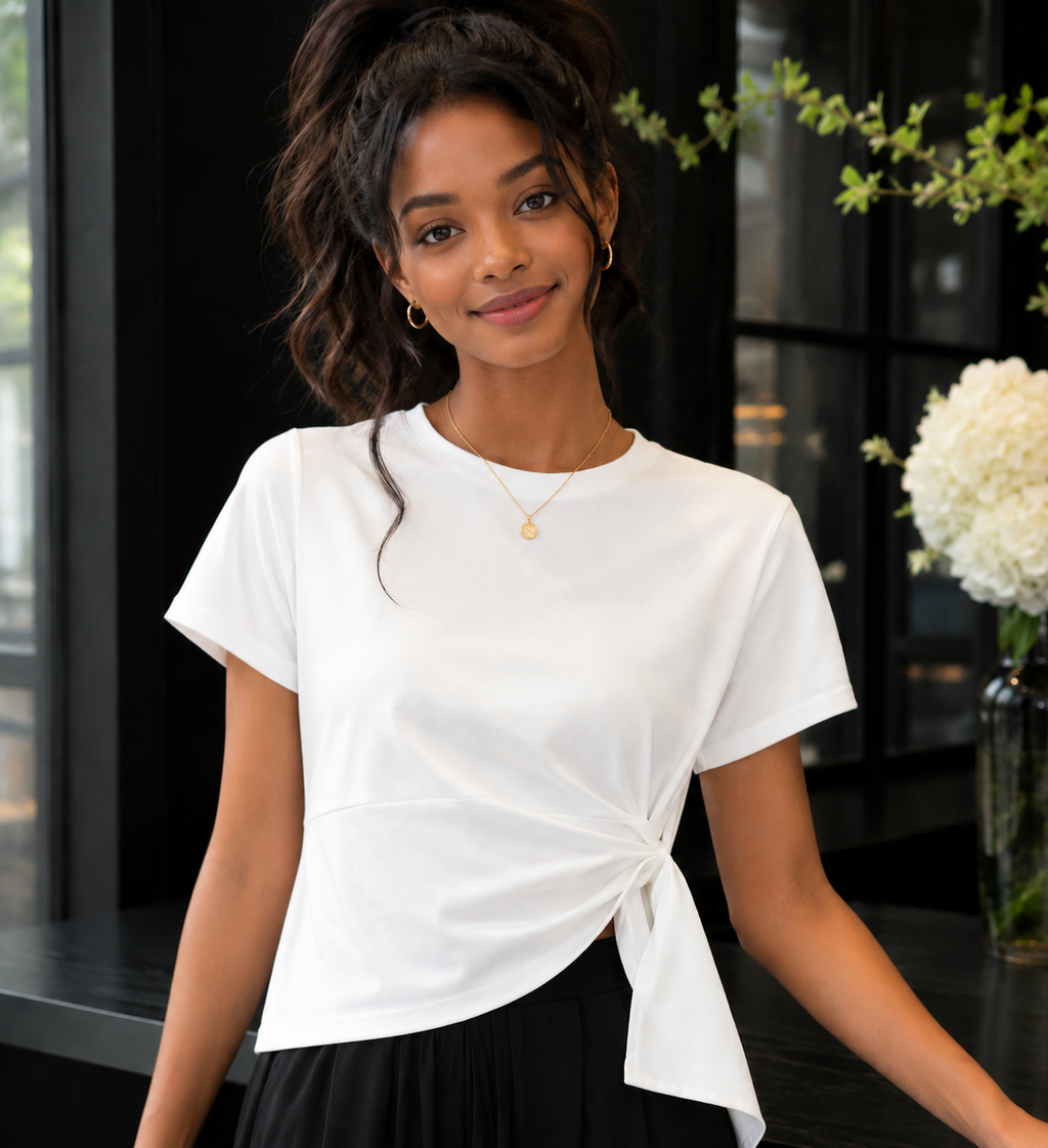 Strappy Waist-Tie Top
