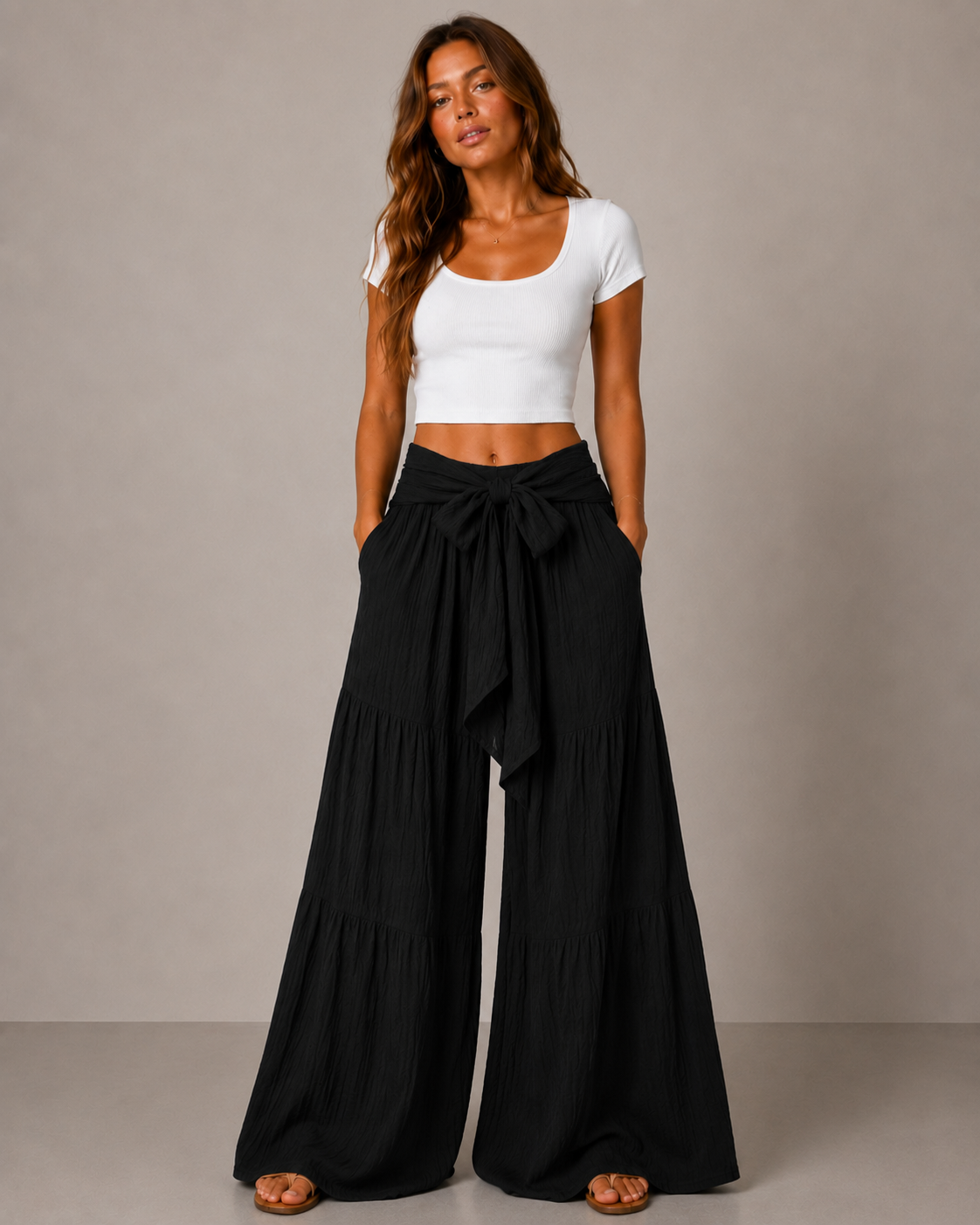 Wide-Leg Trousers