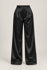 Linen-Blend Relaxed Trousers — product only