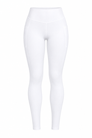 Performance Workout Leggings in White — product only