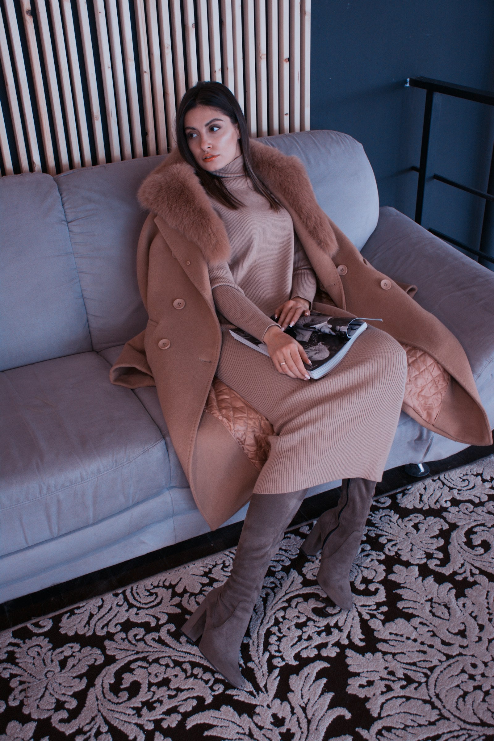 Faux-Fur Trim Parka