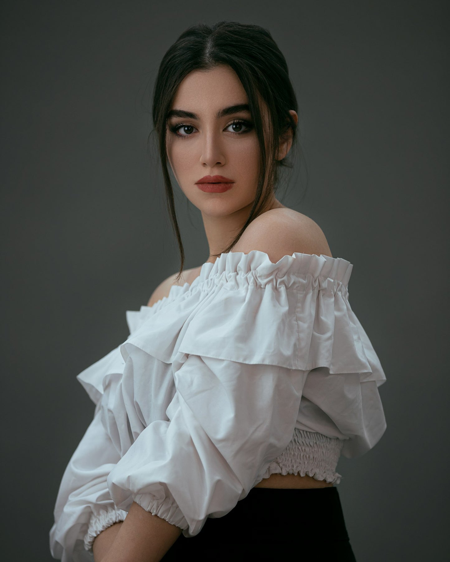 Ivory Silk-Feel Cami Top