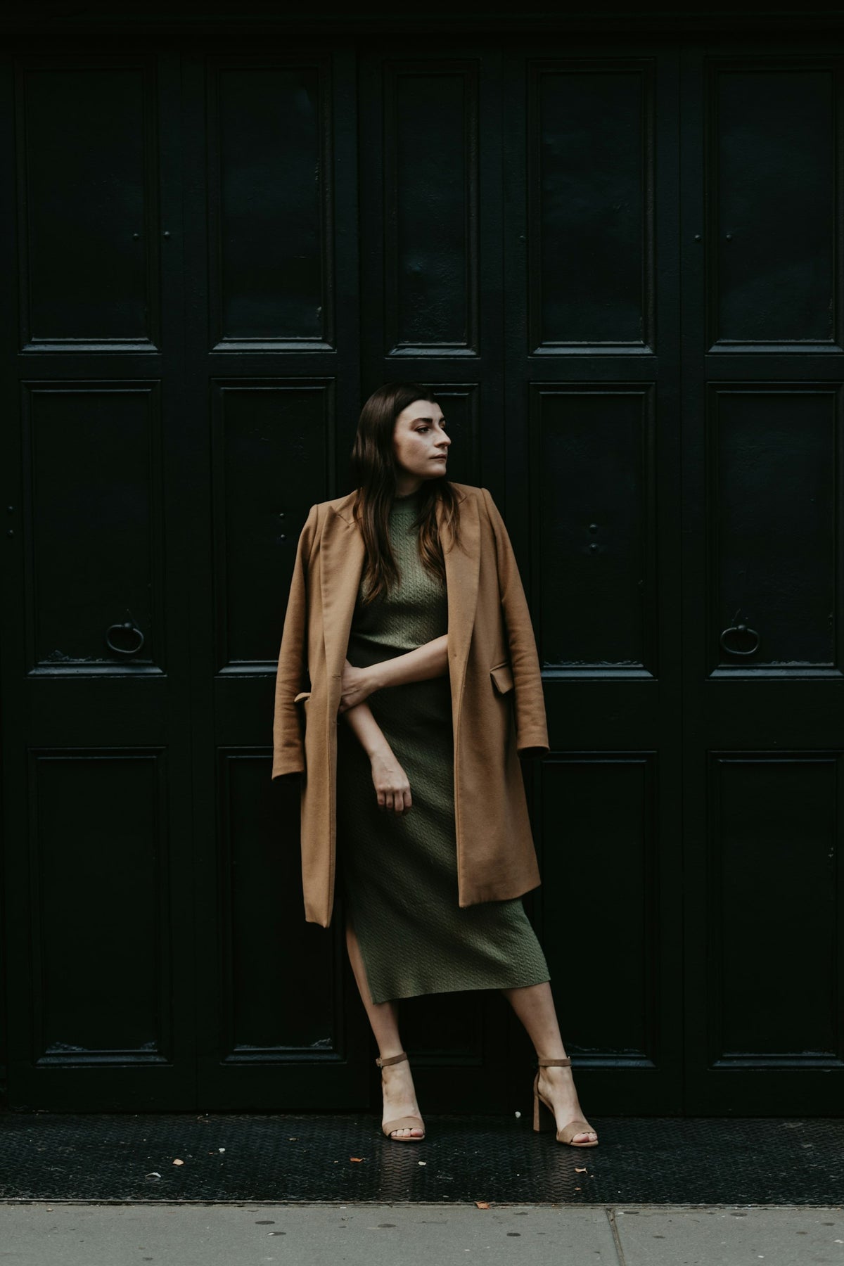 Belted Wool Overcoat
