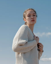 Turtleneck Ribbed Sweater