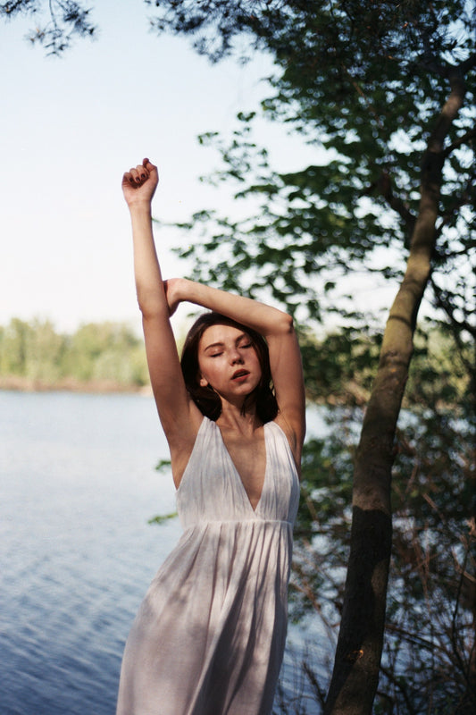 Camel Belted Shirt Dress