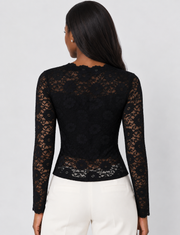 Retro French-Style Top back view