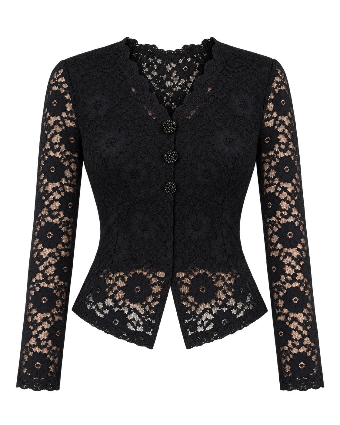 Retro French-Style Top product-only front view