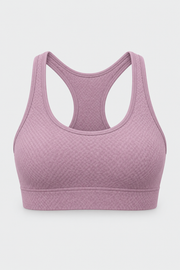 Ribbed Contour Gym Top — product only, top only