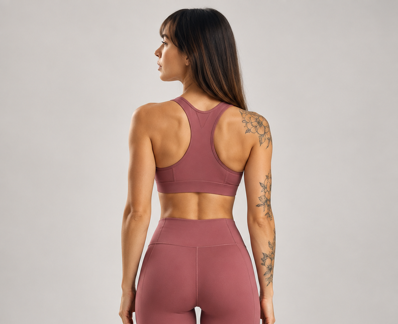 Seamless Gym Top — back view